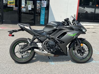 BOATZON | Kawasaki Ninja 650 ABS Metallic Matte Dark GrayMetallic Spark Black 2024