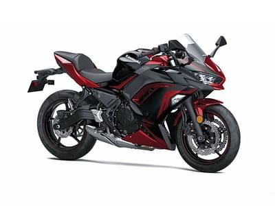 BOATZON | Kawasaki Ninja 650 ABS Metallic Spark BlackMetallic Imperial Red 2021