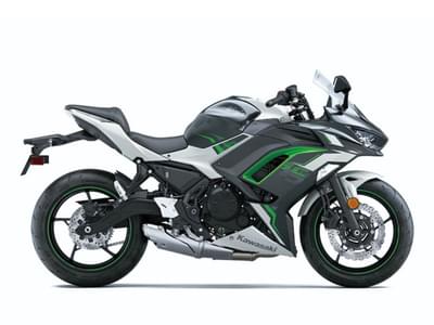 BOATZON | Kawasaki Ninja 650 ABS Pearl Robotic WhiteMetallic Carbon Gray 2022