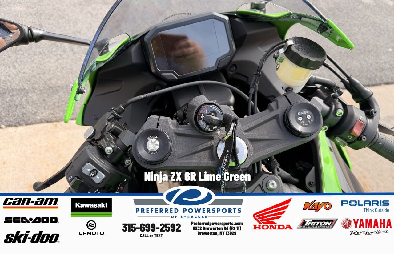New Kawasaki Ninja ZX6R Lime Green 2026 for sale in Brewerton, New