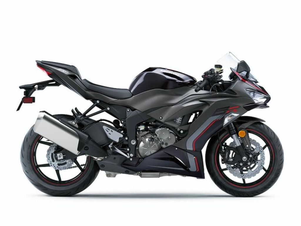 2022 Kawasaki Ninja ZX6R Metallic Matte Graphenesteel GrayMetallic Black - Sold Boat