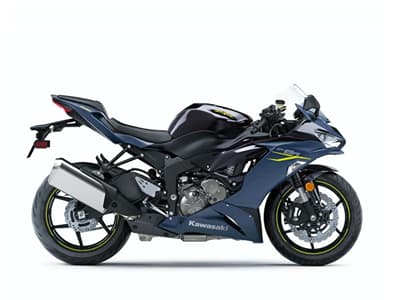 BOATZON | Kawasaki Ninja ZX6R Metallic Matte Twilight BlueMetallic Diablo Black 2023