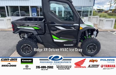 BOATZON | Kawasaki RIDGE XR Deluxe HVAC Ice Gray 2025