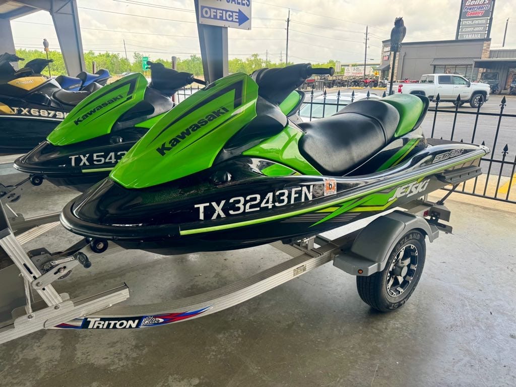 Used Kawasaki STX 15F x2 wTriton Dual Ski Trailer 2019 for sale in Used Kawasaki STX 15F x2 wTriton Dual Ski Trailer 2019 for sale in