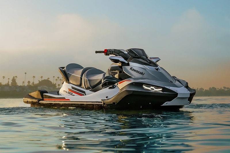 New Kawasaki STX 160LX Crystal WhiteMetallic Phantom Silver 2026