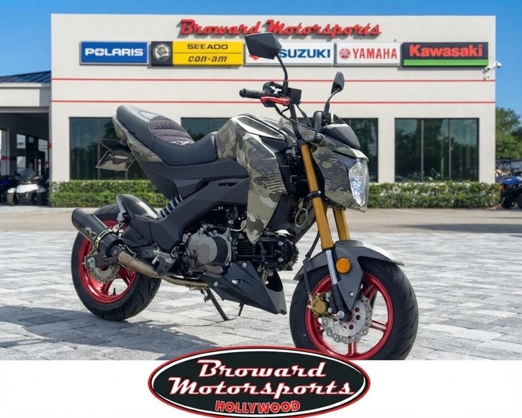 2025 Kawasaki Z125 PRO Cypher Camo Beige - Sold Boat