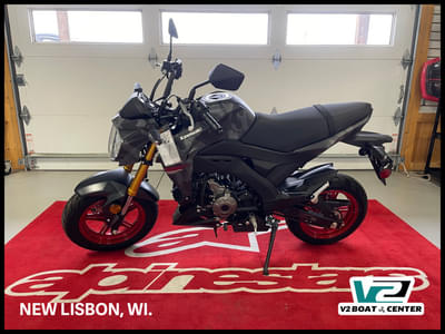 BOATZON | Kawasaki Z125 PRO Cypher Camo Gray MatteMetallic Matte Carbon Gray 2024