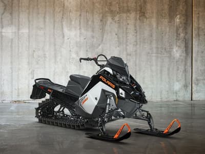 BOATZON | Polaris® 650 RMK SP 155 ES White Lightning  Gloss Black  Orange Burst 2027