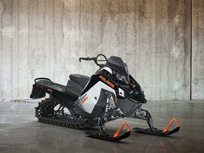 BOATZON | Polaris® 650 RMK SP 155 White Lightning  Gloss Black  Orange Burst 2027