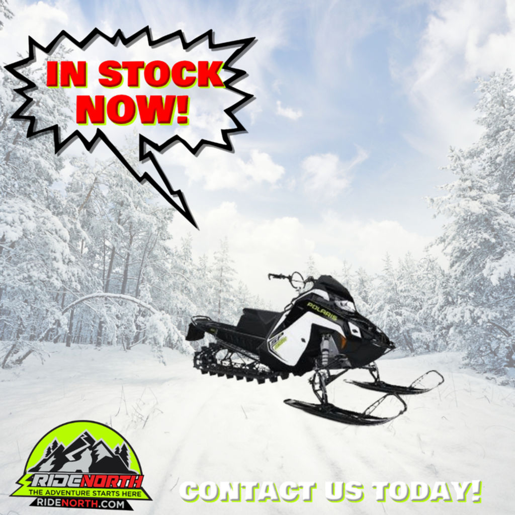 2026 Polaris® 850 RMK SP 155 White Lightning  Gloss Black  Neon - Sold Boat