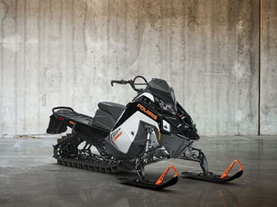 BOATZON | Polaris® 850 RMK SP 155 White Lightning  Gloss Black  Orange Burst 2027