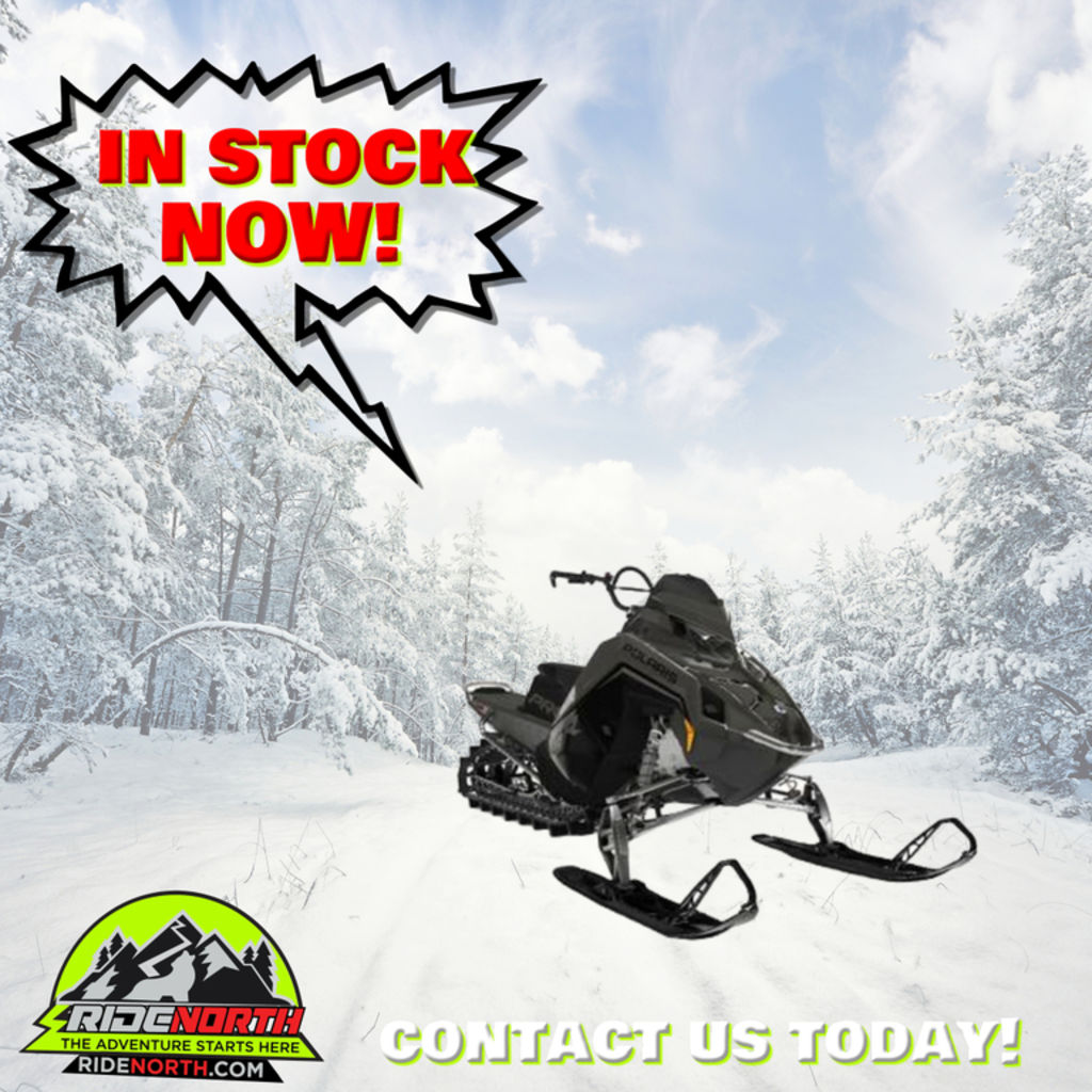 2025 Polaris® 9R PRO RMK 155 Shadow Gray  Gloss Black - Sold Boat