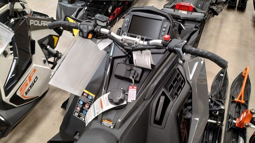 2025 Polaris® Boost Indy VR1 137 Shadow Gray  Gloss Black - Sold Boat