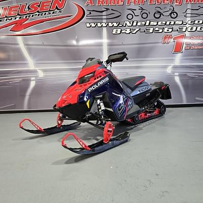 BOATZON | Polaris® Patriot 9R Indy XCR 136 Midnight Blue Metallic  Indy Red 2025
