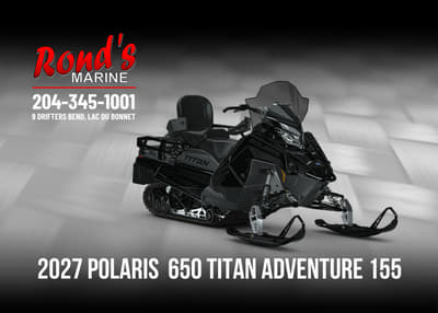BOATZON | Polaris® 650 Titan Adventure 155 Gloss Black 2027