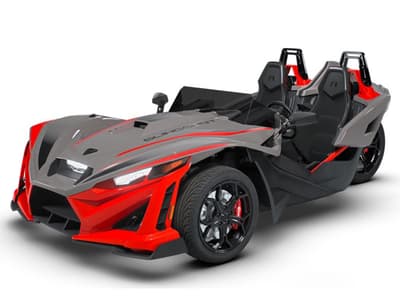 BOATZON | Polaris Slingshot® R AutoDrive Radiant Gray with Indy Red Pearl 2026