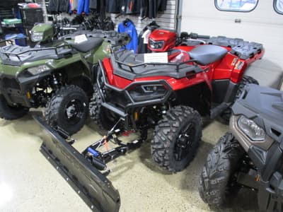 BOATZON | Polaris Sportsman 570 Trail Sunset Red Shown with optional plow 2026