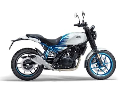 BOATZON | Royal Enfield Guerrilla 450 Brava Blue 2026