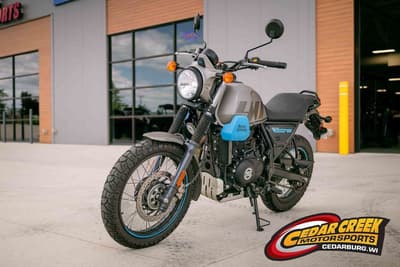 BOATZON | Royal Enfield Scram 411 Graphite Blue 2023