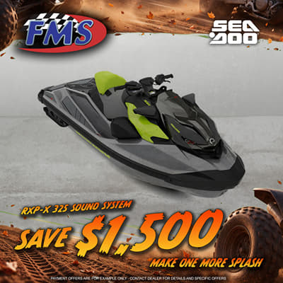 BOATZON | Sea-Doo RXPX 325 Tech BRP Premium A iBR Ice Metal  Manta Green 2026