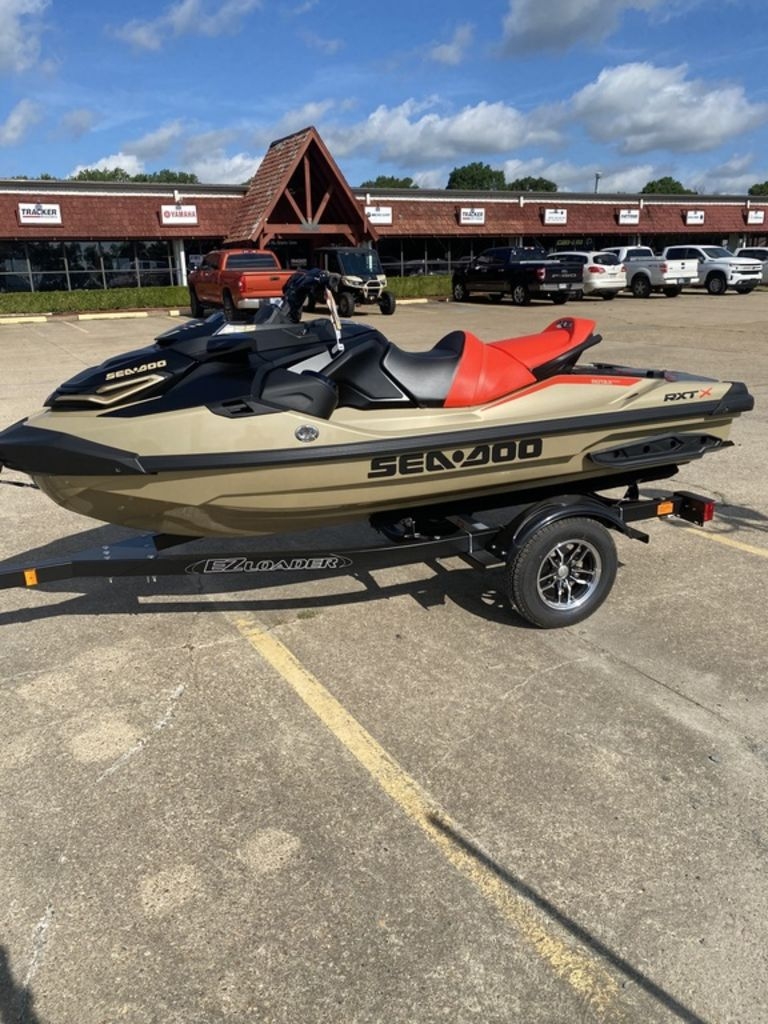 2025 Sea-Doo RXTX 325 Metallic Tan  Lava Red Premium - Sold Boat