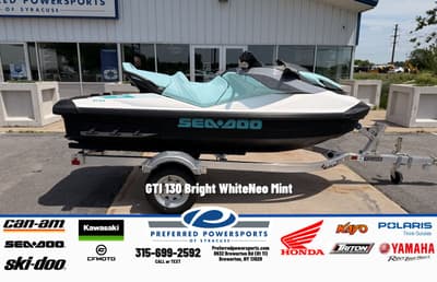 BOATZON | SeaDoo GTI 130 Bright WhiteNeo Mint 2026