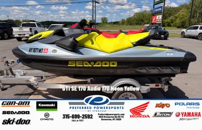 BOATZON | SeaDoo GTI SE 170 Audio 170 Neon Yellow 2022