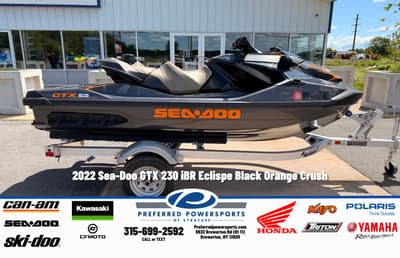 BOATZON | SeaDoo GTX 230 iBR Eclispe Black Orange Crush 2022