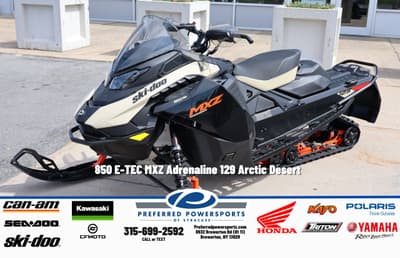BOATZON | SkiDoo 850 ETEC MXZ Adrenaline 129 Arctic Desert 2027