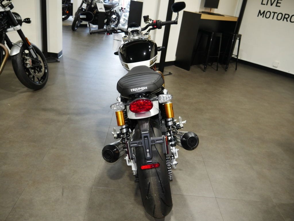 New Triumph Speed Twin 1200 RS Sapphire Black 2025 for sale in