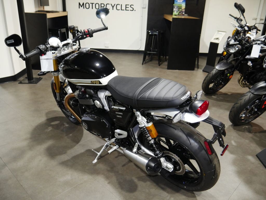 New Triumph Speed Twin 1200 RS Sapphire Black 2025 for sale in