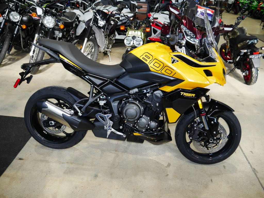 New Triumph Tiger Sport 800 Cosmic YellowSapphire Black 2026 for
