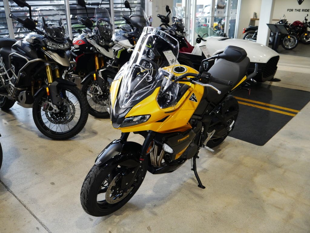 New Triumph Tiger Sport 800 Cosmic YellowSapphire Black 2026 for