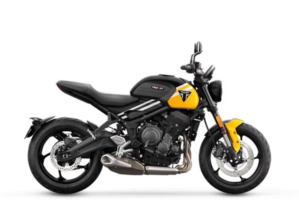 New Triumph Trident 660 Cosmic YellowSapphire Black 2025 for sale