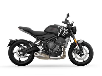BOATZON | Triumph Trident 660 Matt Jet Black and Silver Ice 2022