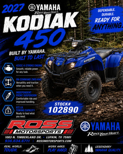BOATZON | Yamaha KODIAK 450 2027