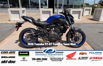 BOATZON | Yamaha MT07 Yamaha Team Blue 2020