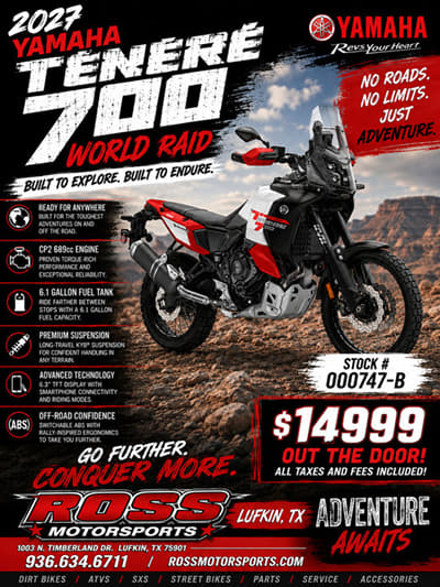 BOATZON | Yamaha Tenere 700 World Raid 2026