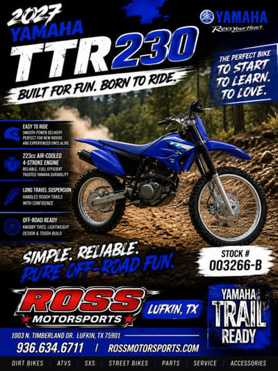 BOATZON | Yamaha TTR230 2027