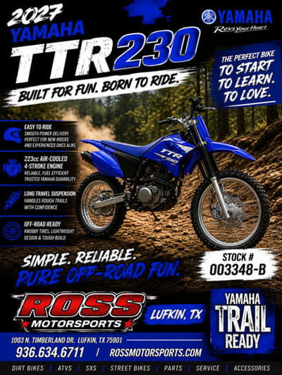 BOATZON | Yamaha TTR230 2027
