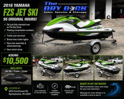BOATZON | Yamaha Wave Runner FZS 2016