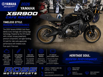 BOATZON | Yamaha XSR900 2026
