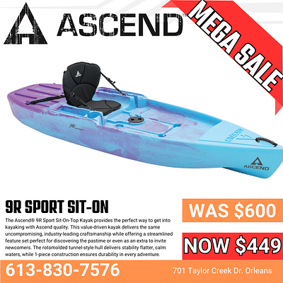 BOATZON | 2022 Ascend 9R Sport SitOn Kayak