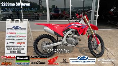 BOATZON | 2024 Honda CRF 450R Red