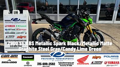 BOATZON | 2024 Kawasaki Z900 SE ABS Metallic Spark BlackMetallic Matte Graphite Steel GrayCandy Lime Green