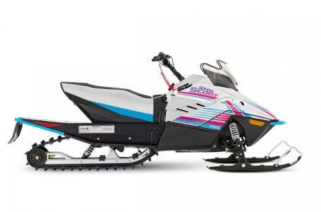 Yamaha Snoscoot ES  White  Jet Stream Blue  Black 2024
