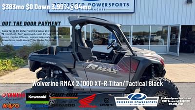 BOATZON | 2024 Yamaha Wolverine RMAX 2 1000 XTR TitanTactical Black