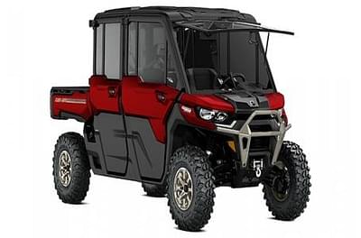 BOATZON | 2025 CanAm SSV DEF MAX LTD 65 HD10 RD 25 Limited HD10  Fiery Red