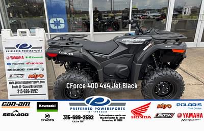 BOATZON | 2025 CFMOTO CForce 400 4x4 Jet Black BOATZON | 2025 CFMOTO CForce 400 4x4 Jet Black
