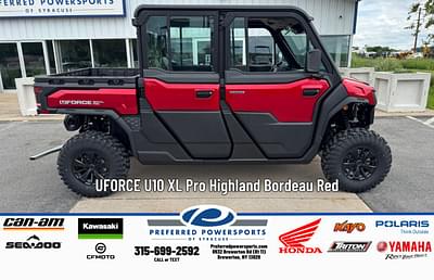 BOATZON | 2025 CFMOTO UFORCE U10 XL Pro Highland Bordeau Red